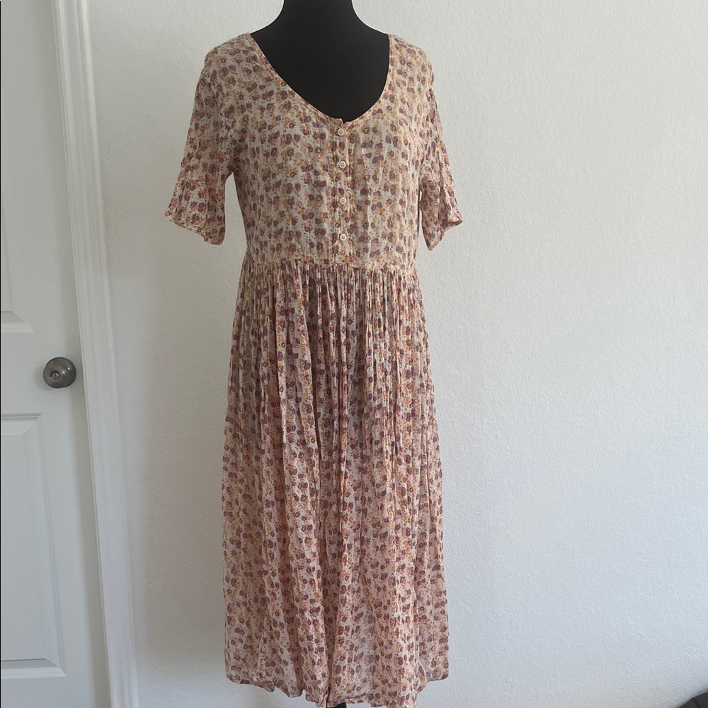Center Aisle Floral Print Dress